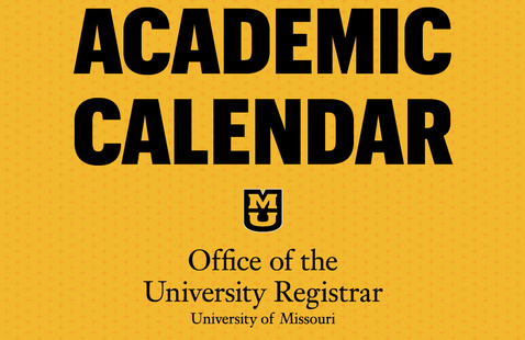 MIZZOU Academic Calendar 2023-2024