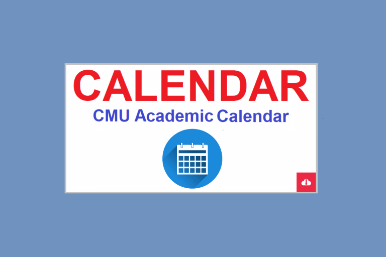 CMU Academic Calendar 2023-2024