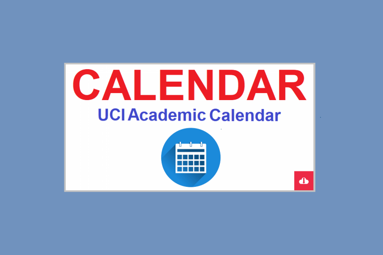 UCI Academic Calendar 2023-2024