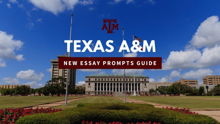 Texas A&M Essay Requirements