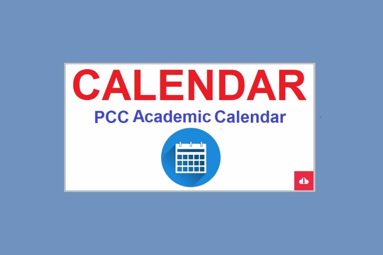 PCC Academic Calendar 2023/2024