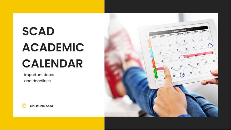 SCAD Academic Calendar 2023/2024