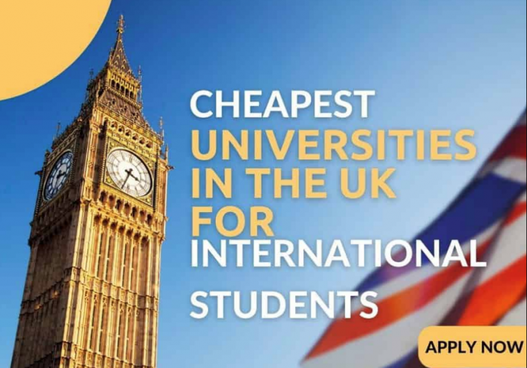 Top 10 Cheapest Universities in the UK for International Students