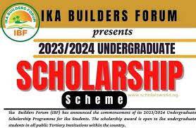 Ika Builders Forum (IBF) 2023/2024 Undergraduate Scholarship Program