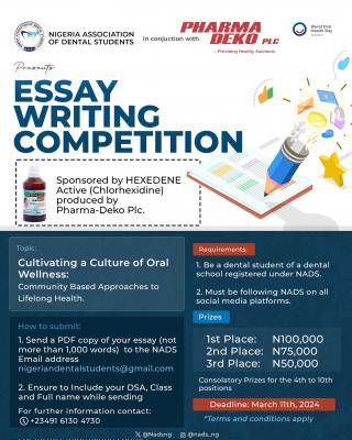 NADS Essay Competition 2024